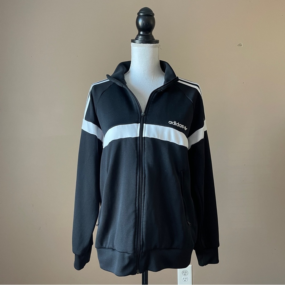 ADIDAS | Black Track Jacket Sz M